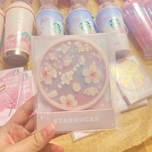 Starbucks Korea 22 Cherry Blossom Acrylic Coaster